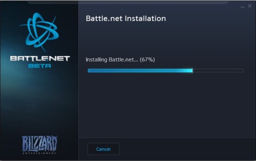 Battle.net Desktop App Installing