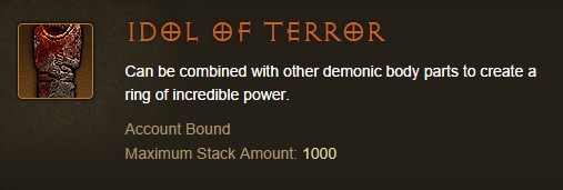 Diablo III - Idol of Terror