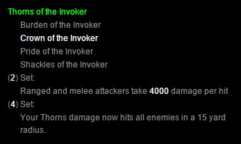 Thorns of the Invoker - Diablo III