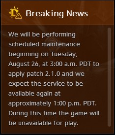 Diablo III Patch 2.1.0 - Breaking News