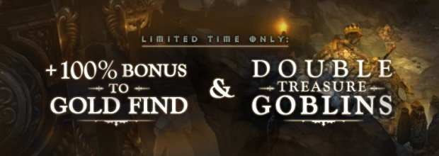 Diablo III Goblin and Gold Temporary Bonus