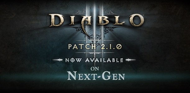 Diablo III Patch 2.1.0 on Consoles