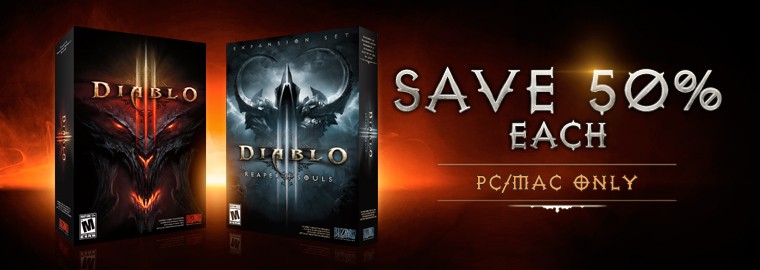 Diablo III PC Sale - 50% Off