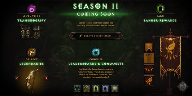 Diablo III Season 2 - Starting on February 13