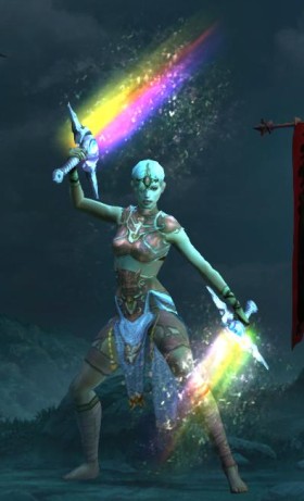 Transmogrification with Spectrum Sword